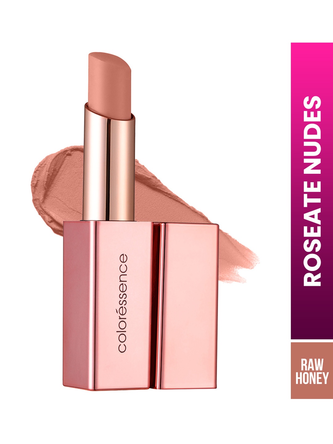 

Coloressence Roseate Nudes Long Lasting Lipstick 3.3 g - Raw Honey, Peach