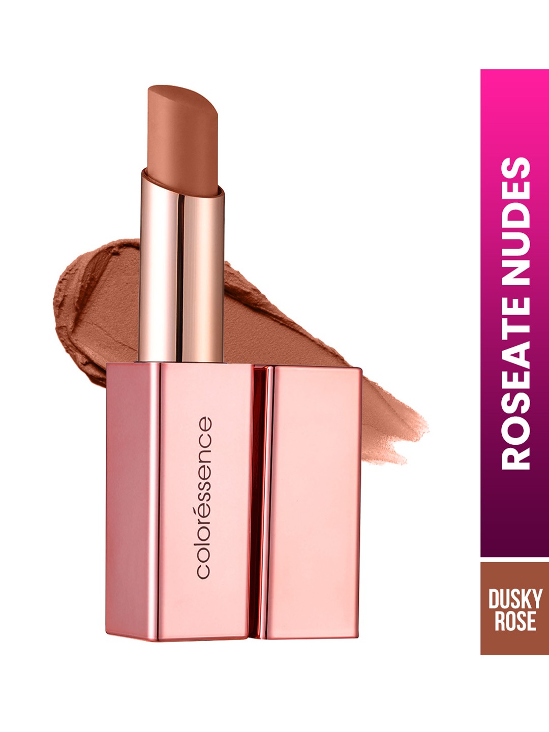 

Coloressence Roseate Nudes Long Lasting Lipstick 3.3g - Dusky Rose, Brown