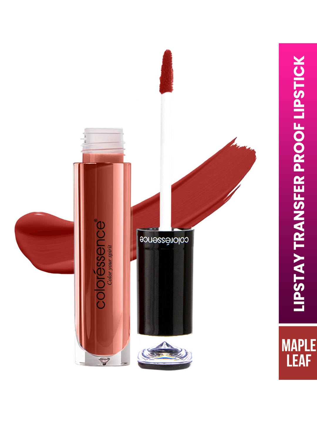 

Coloressence Lipstay Transfer Proof Liquid Lipstick 4ml - Maple Leaf, Brown