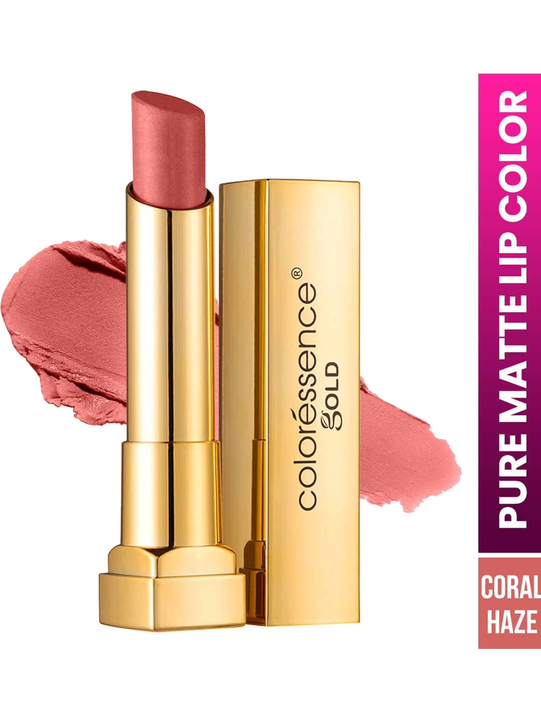 

Coloressence Pure Matte Lip Color 3.3g - Coral Haze, Peach