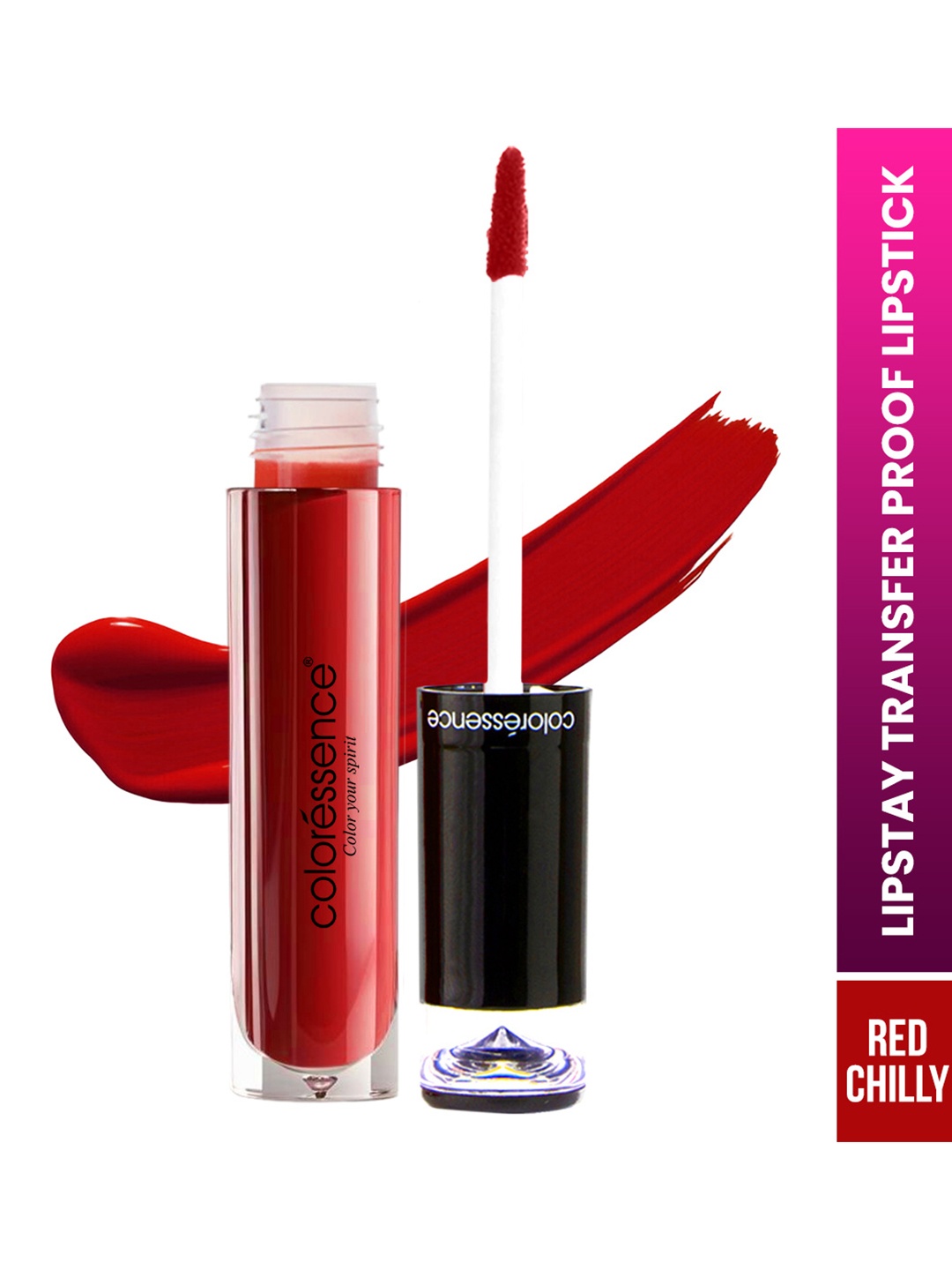 

Coloressence Lipstay Transfer Proof Liquid Lipstick 4ml - Red Chilly
