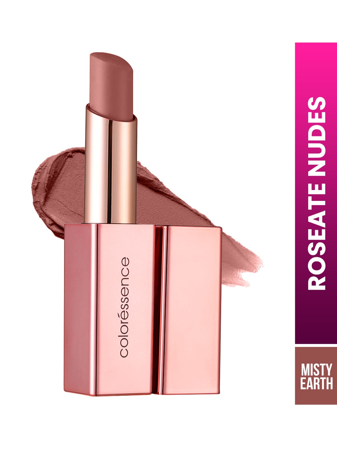 Coloressence Roseate Nudes Long Lasting Lipstick 3.3g - Misty Earth, Pink
