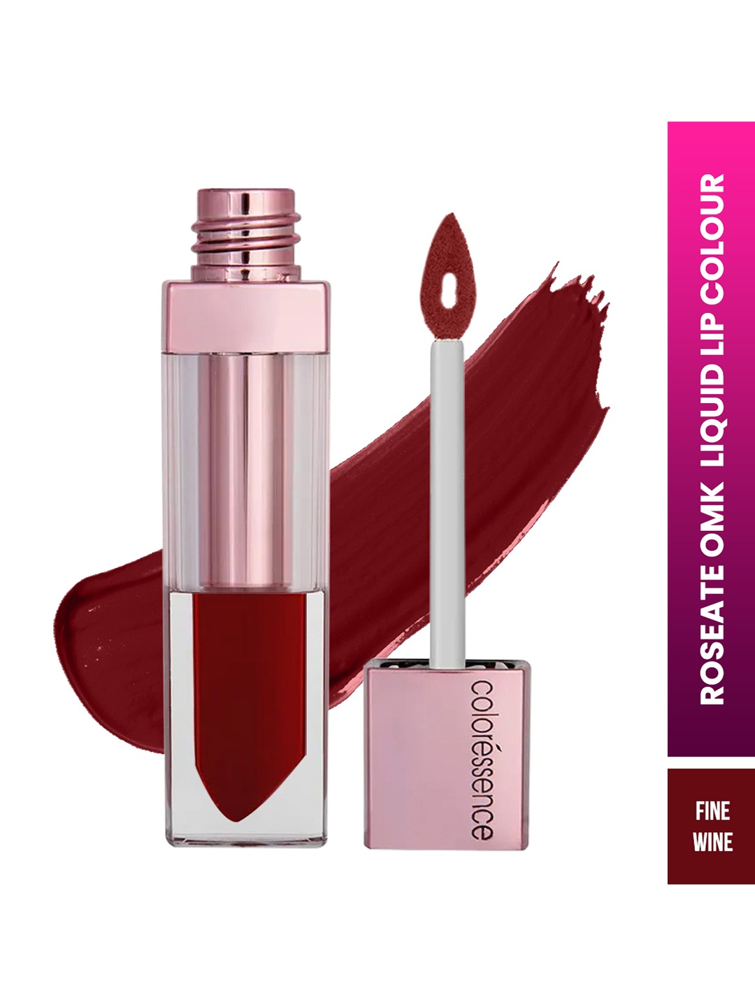 

Coloressence Roseate OMK Non Transfer Liquid Lip Color 6ml - Fine Wine, Red