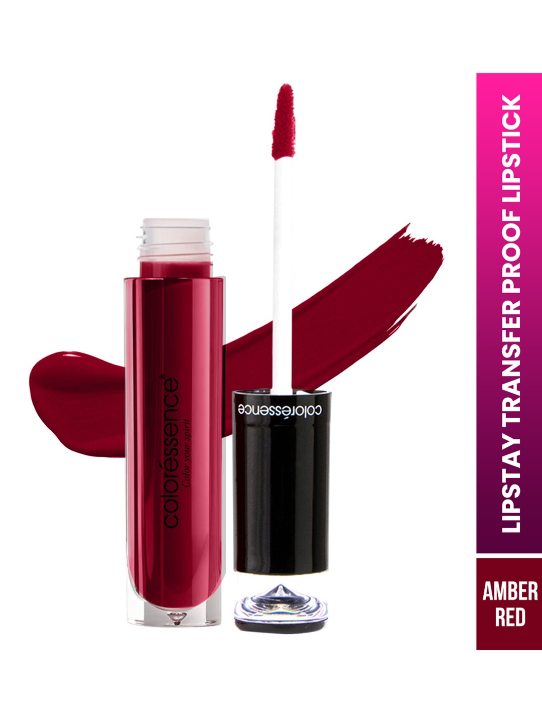 

Coloressence Lipstay Transfer Proof Liquid Lipstick 4ml - Abber Red