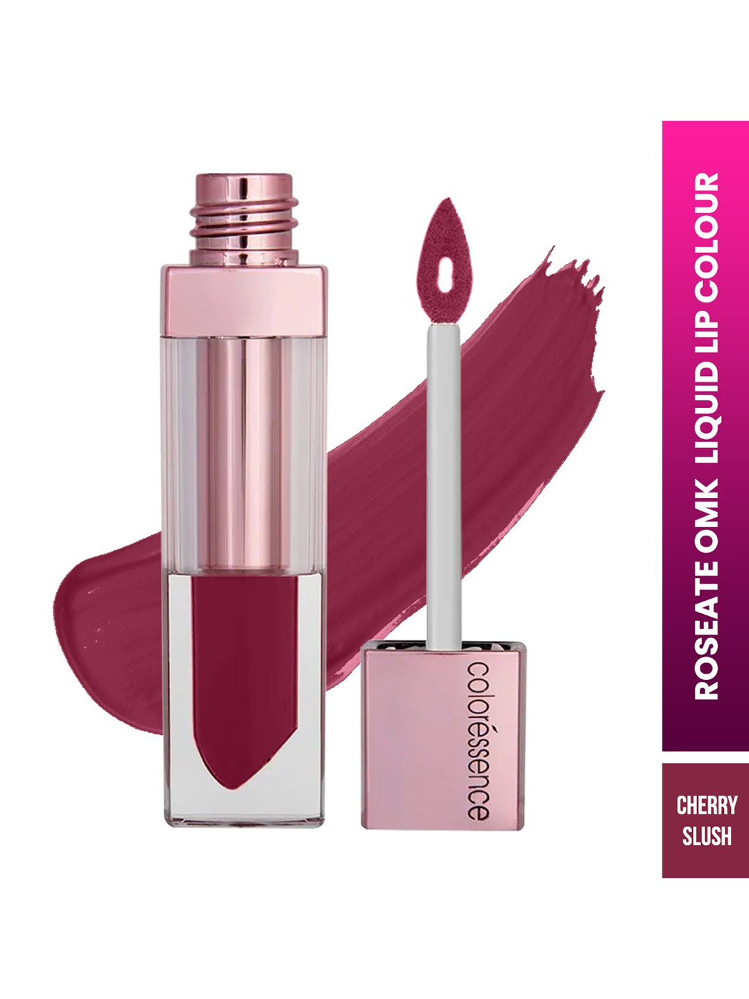 

Coloressence Roseate OMK Non Transfer Liquid Lip Color 6ml - Cherry Slush, Pink