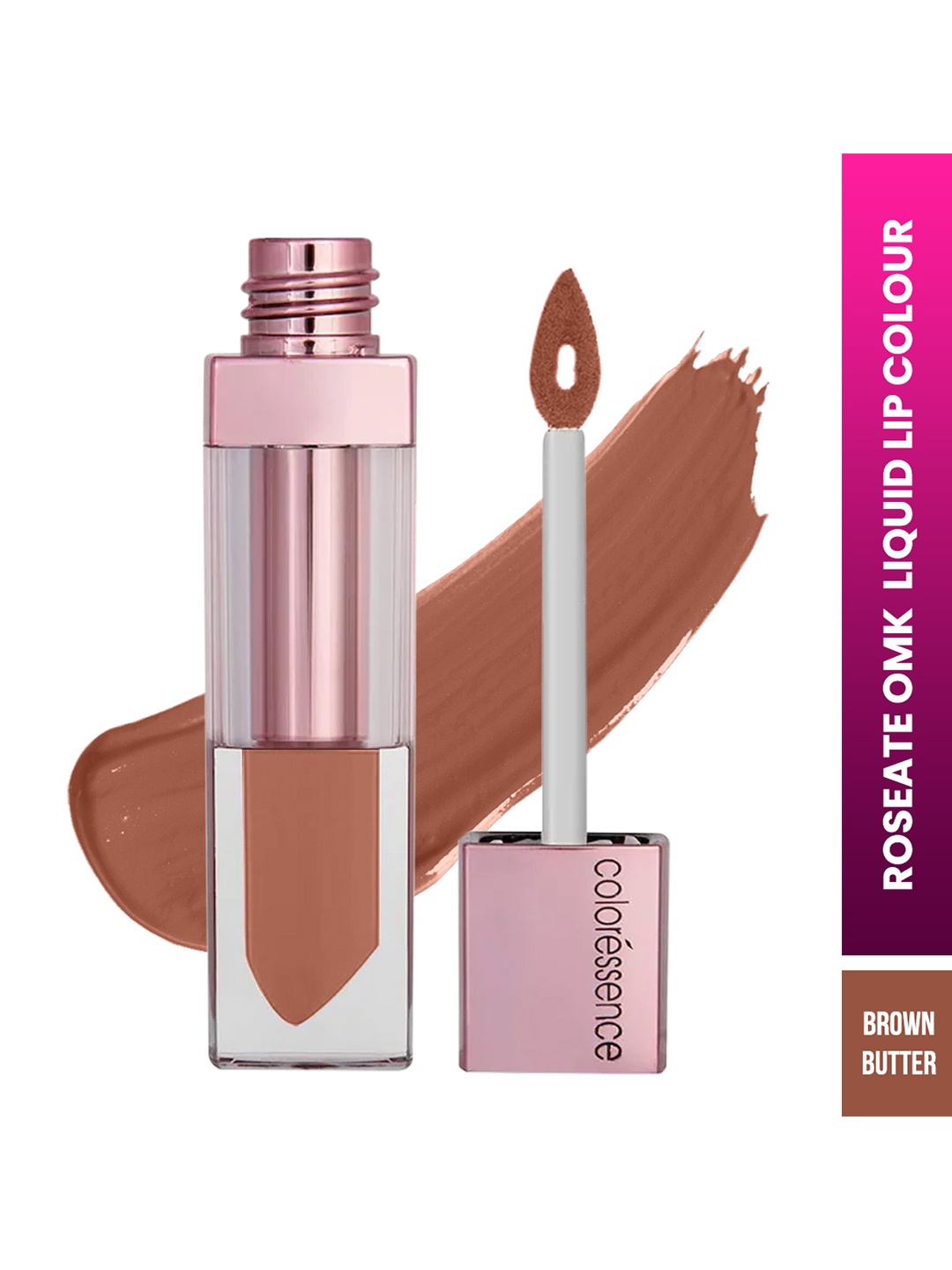 

Coloressence Roseate OMK Non Transfer Liquid Lip Color 6ml - Brown Butter