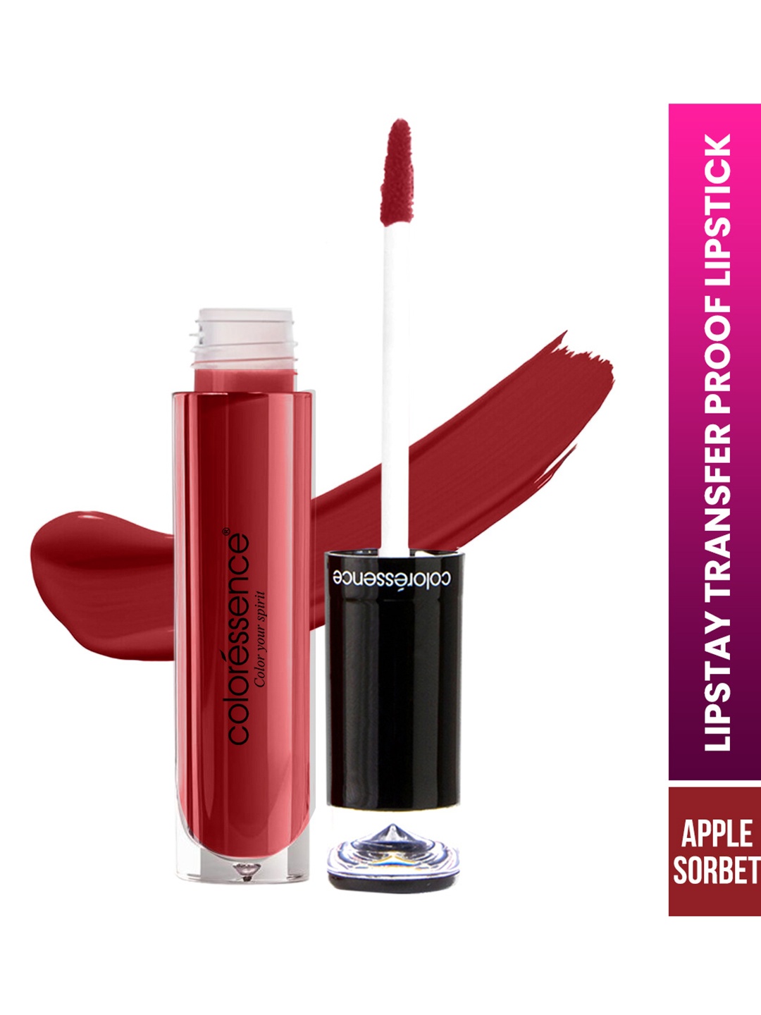 

Coloressence Lipstay Transfer Proof Liquid Lipstick 4ml - Apple Soret, Red