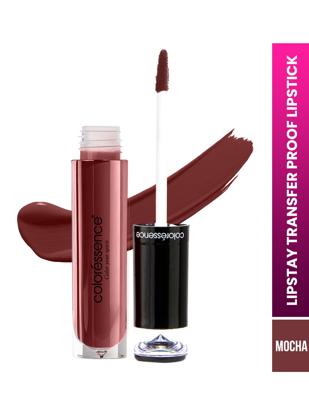 

Coloressence Lipstay Transfer Proof Liquid Lipstick - 4ml - Mocha - LTP - 23, Brown