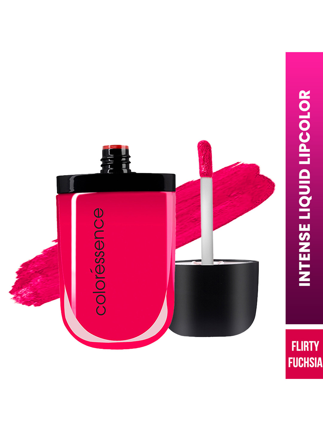 

Coloressence Intense Long Lasting Liquid Lip colour - 8 ml - Flirty Fuchsia - LLC - 5, Pink