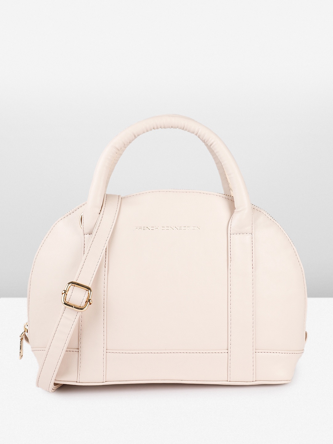 

French Connection Structured Handheld Bag, Pink