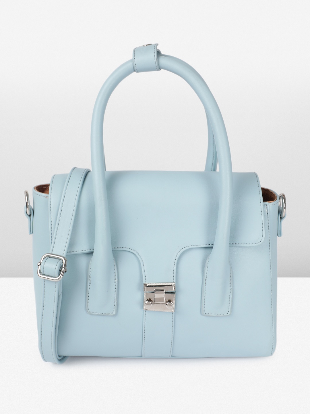 

French Connection Structured Handheld Bag, Blue