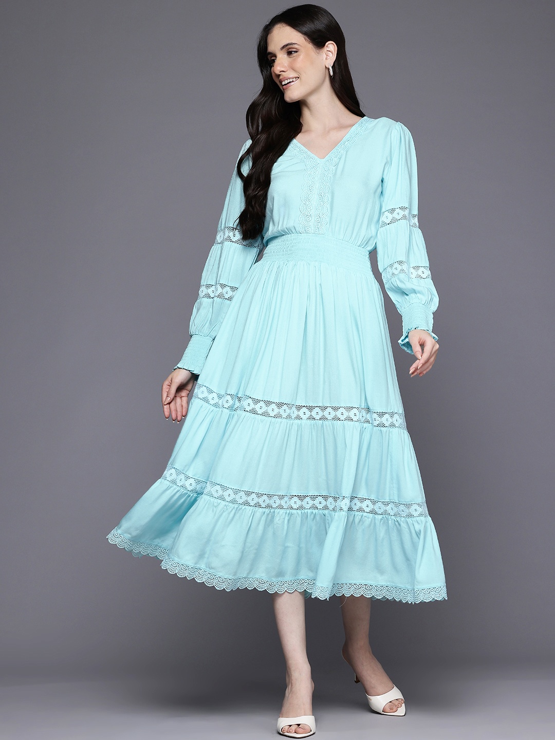 

Ironic Creation A-Line Midi Dress, Blue