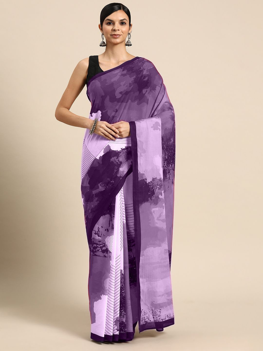 

BUTA BUTI Pure Cotton Saree, Pink