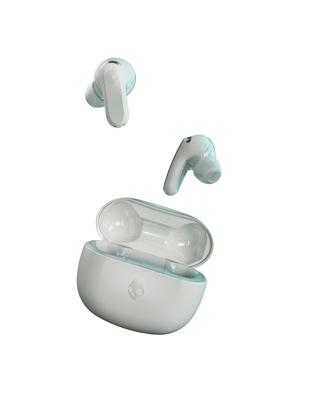 

Skullcandy Rail ANC Noise Cancelling Wireless Earbuds- Black, Off white