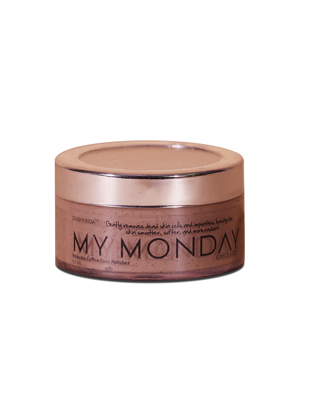 

DUSKY INDIA My Monday Robusta Coffee Face Exfoliator - 50 g, Brown