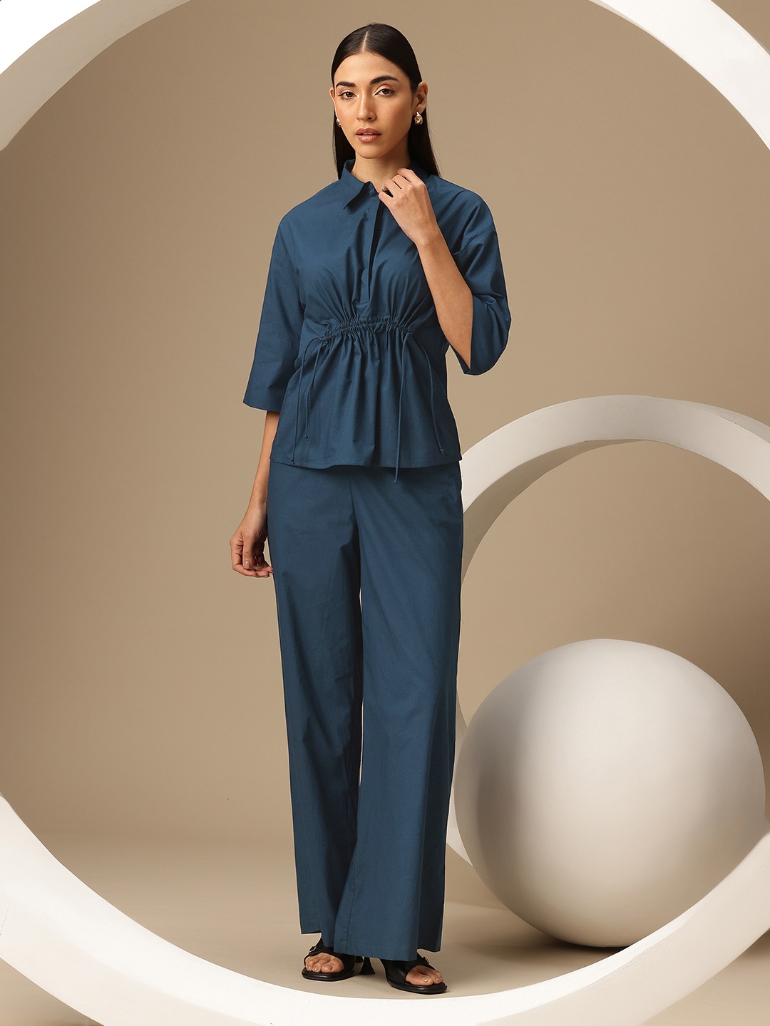 

Chemistry Pure Cotton Co-Ords, Blue