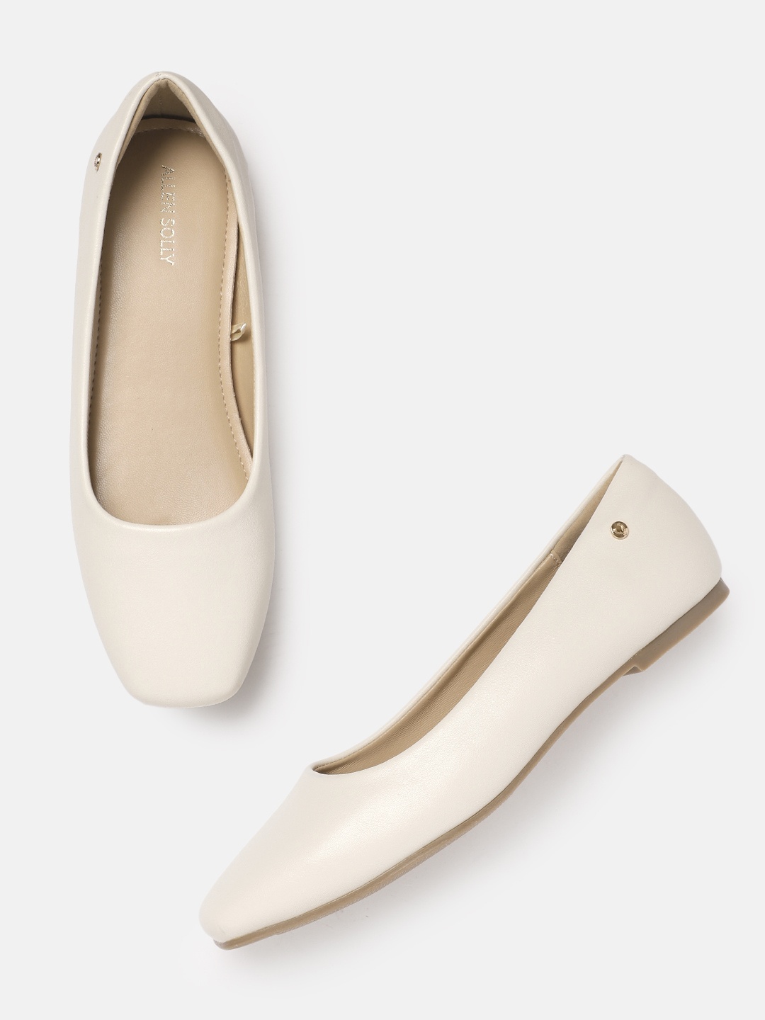 

Allen Solly Women Ballerinas, White