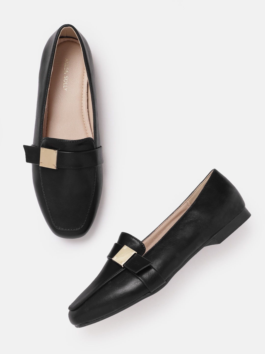 

Allen Solly Women Embellished Loafers, Black