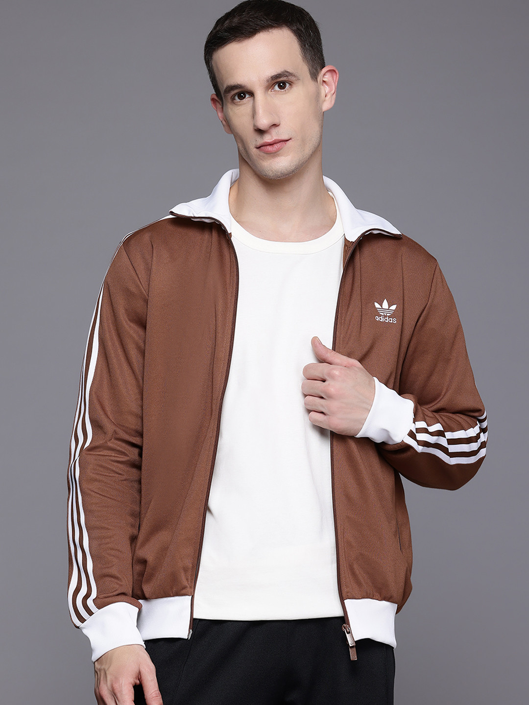 

ADIDAS Originals Adicolor Classics Beckenbauer Track Jacket, Brown