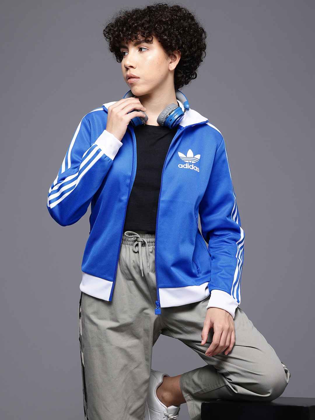 

ADIDAS Originals Women Beckenbauer Track Blue Jacket