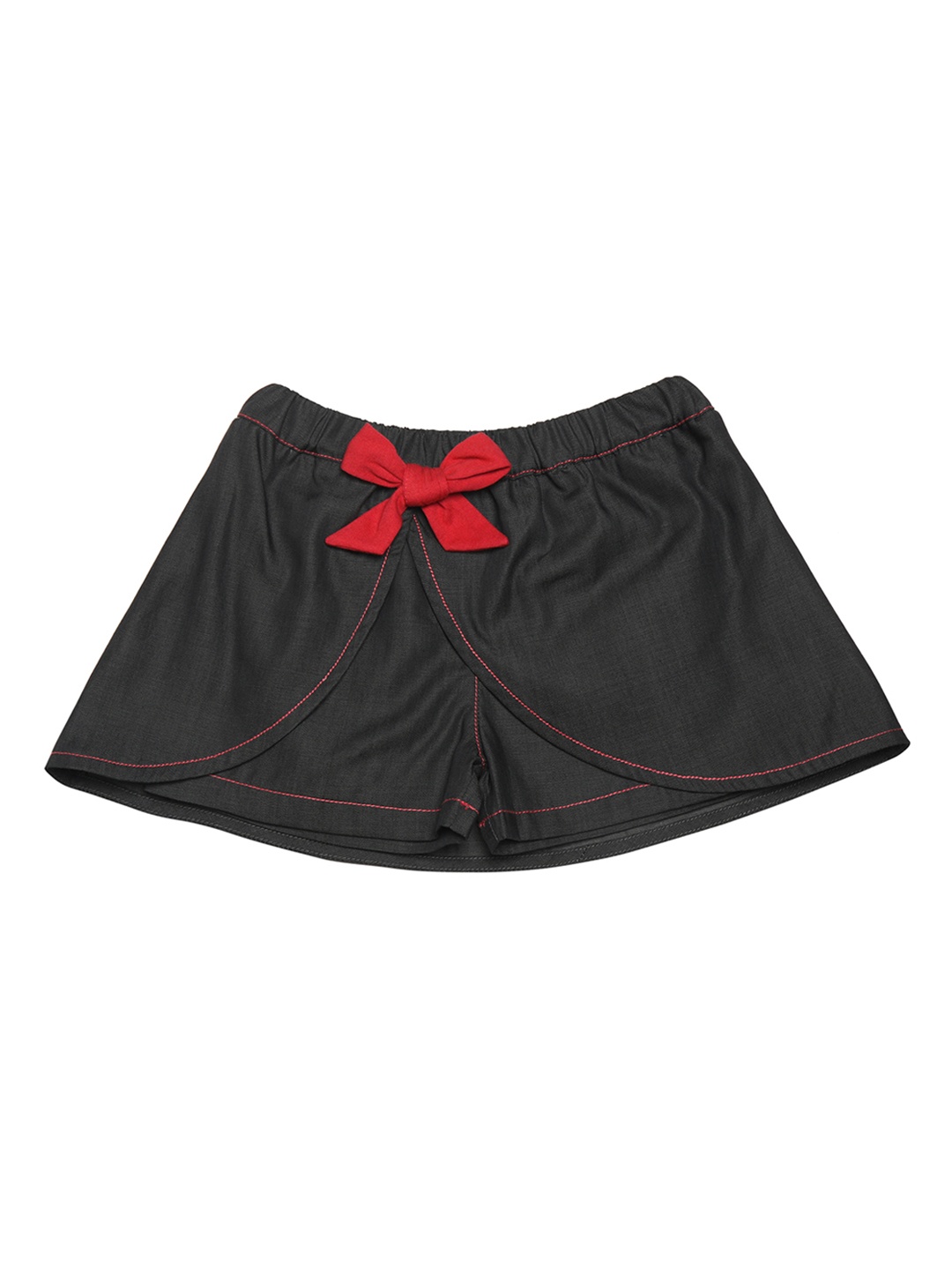

Nino Bambino Girls Grey Organic Cotton A-line Skort