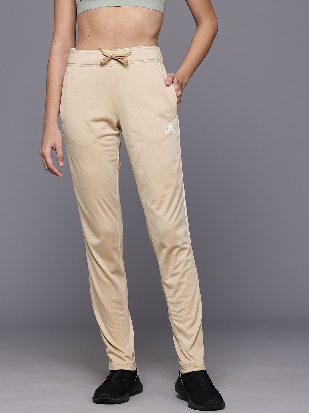 

ADIDAS Women Track Pants, Beige