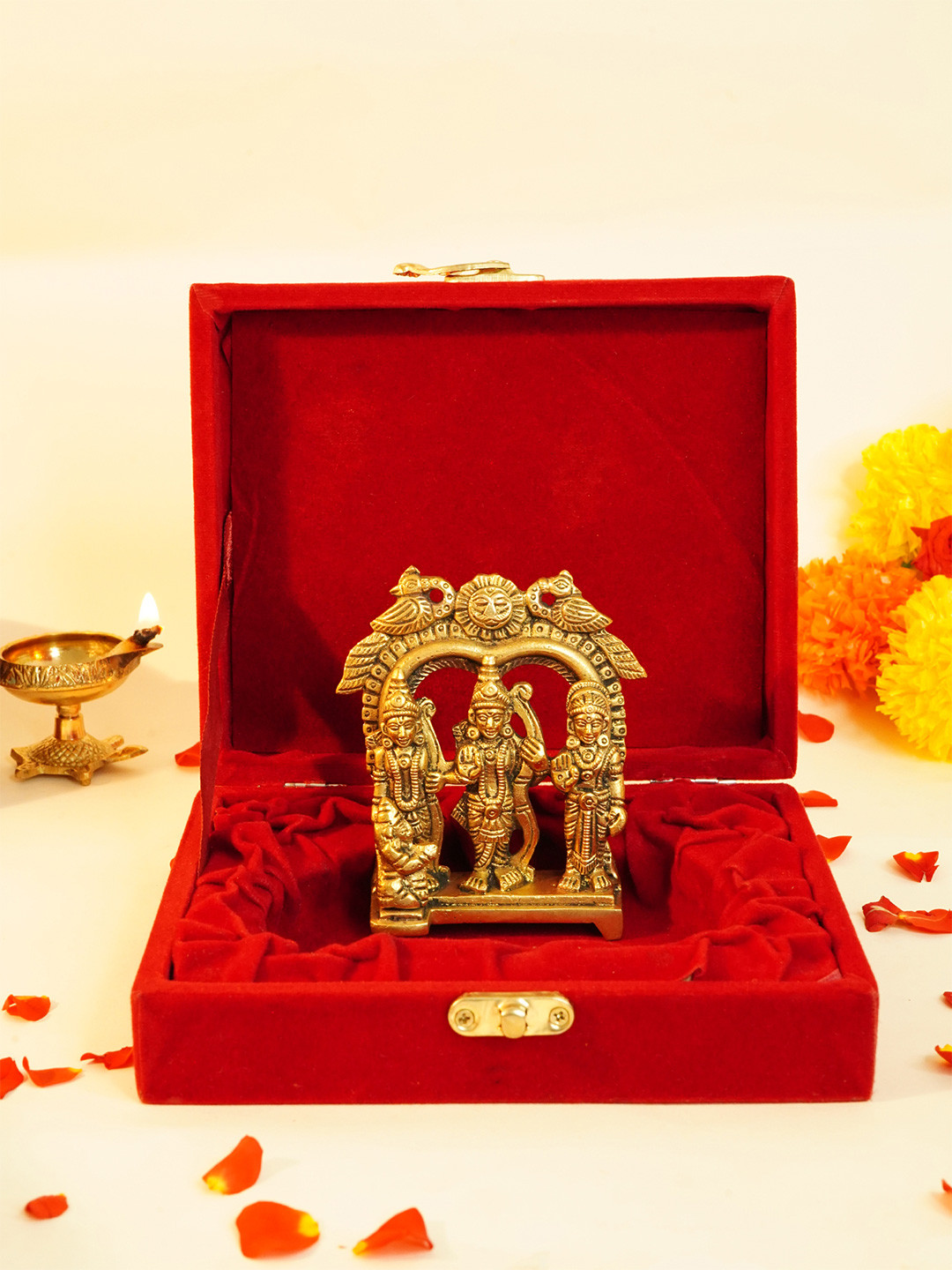 

Ekhasa Gold-Toned Religious Brass Idol Showpiece