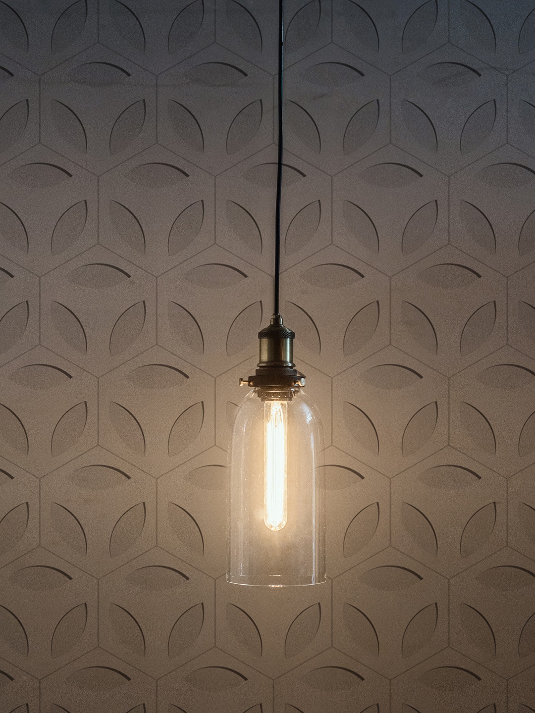 

Fos Lighting Gold-Toned Solid Hanging Light