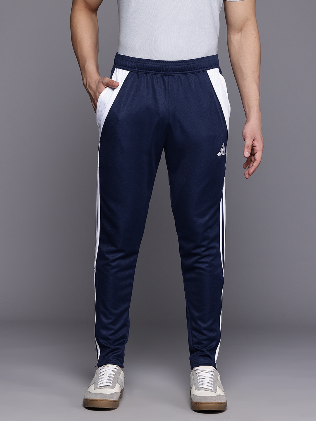 

ADIDAS Men Slim Fit Tiro24 Trpnt Football Track Pants, Navy blue