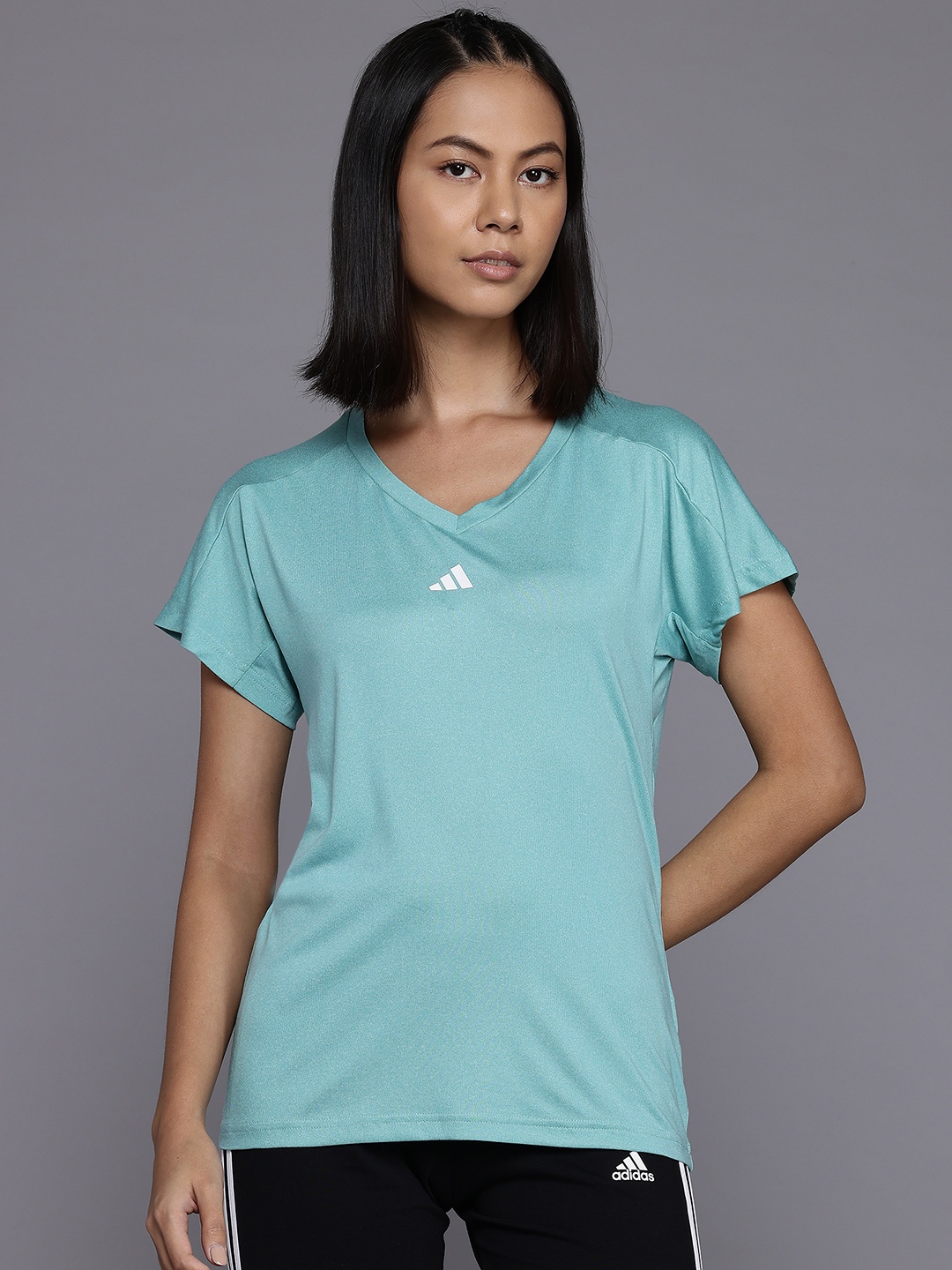 

ADIDAS Training Essentials Printed T-shirt, Sea green