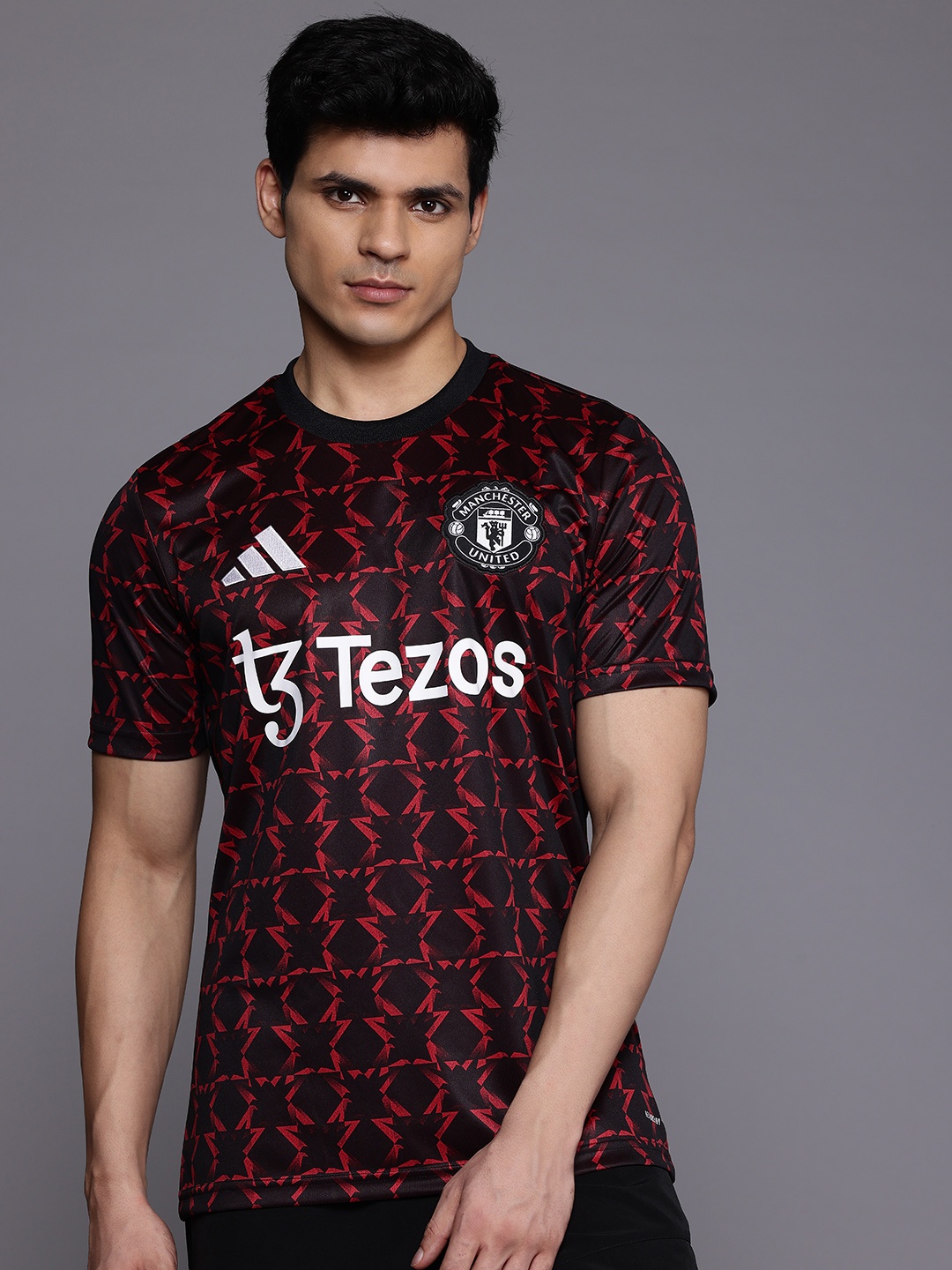 

ADIDAS Manchester United Pre-Match Jersey, Black