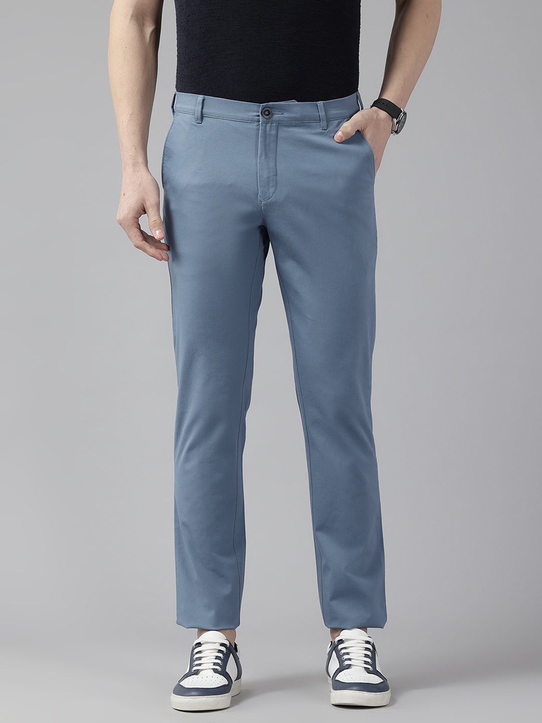 

ColorPlus Men Contemporary Fit Chinos, Blue