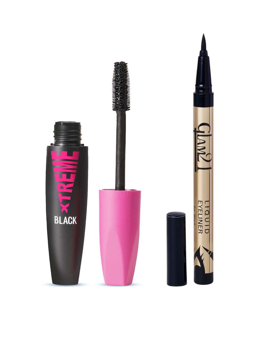 

GLAM21 Set of Xtreme Mascara 10ml & Liquid Eyeliner 2ml - Black