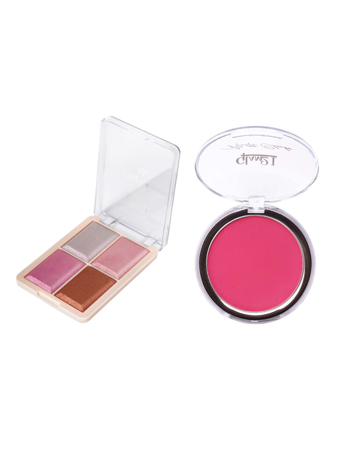 

GLAM21 Set of Matte Cheeks Blush 5g & Perfect Me Highlighter Palette 6g - Shade 04, Pink