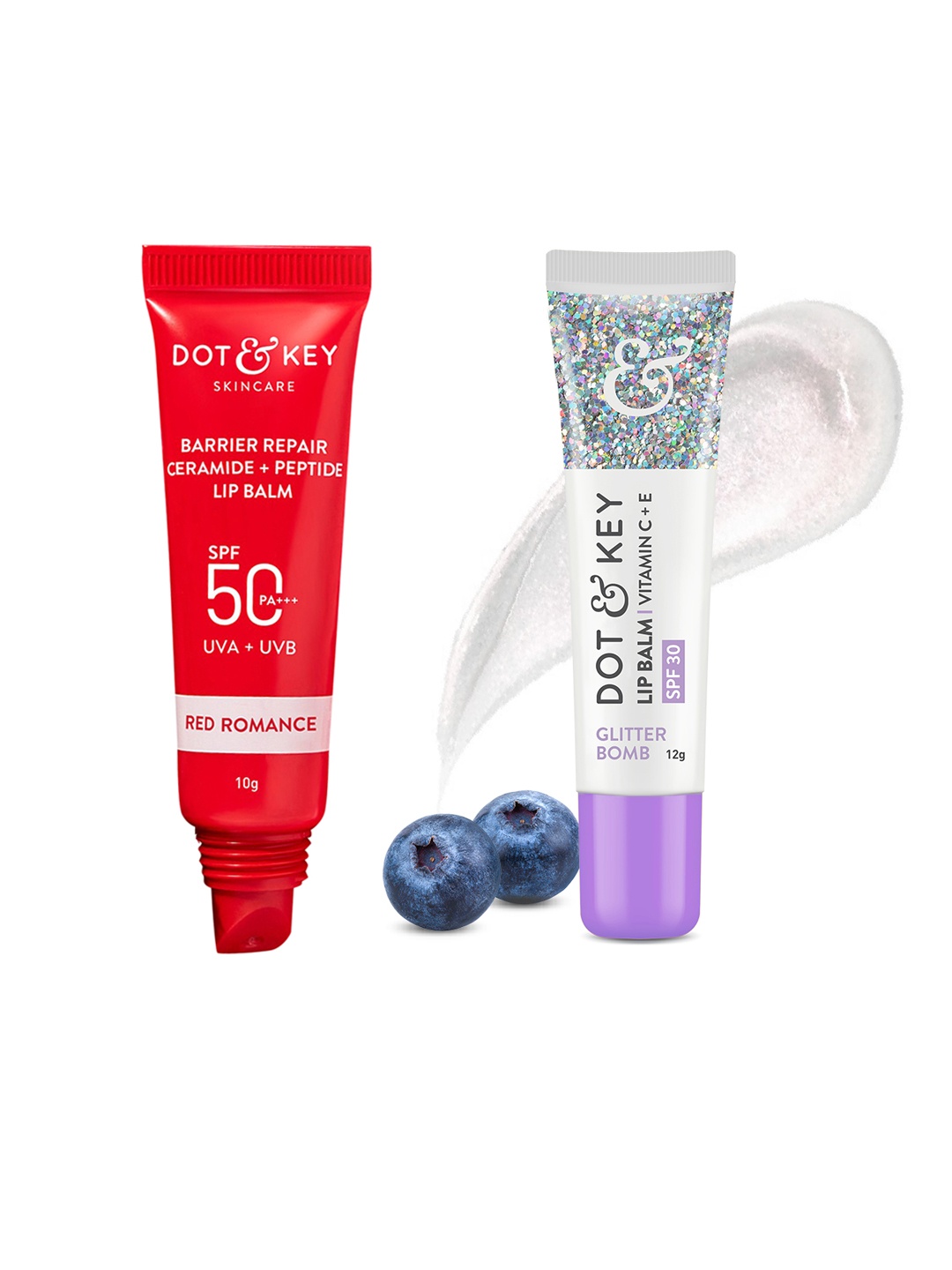 

DOT & KEY Sun Protect Lip Balm Combo, Red
