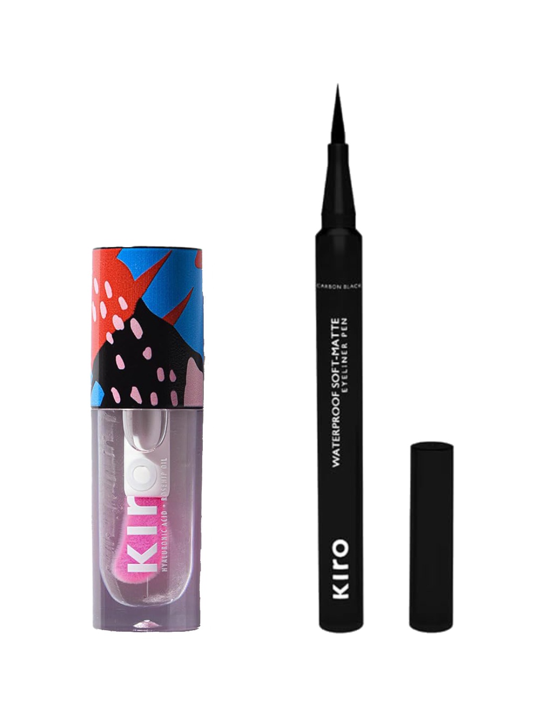 

KIRO Set of pH-Play Lip Cheek Oil - Pink Funfetti & Soft-Matte Eyeliner Pen - Carbon Black