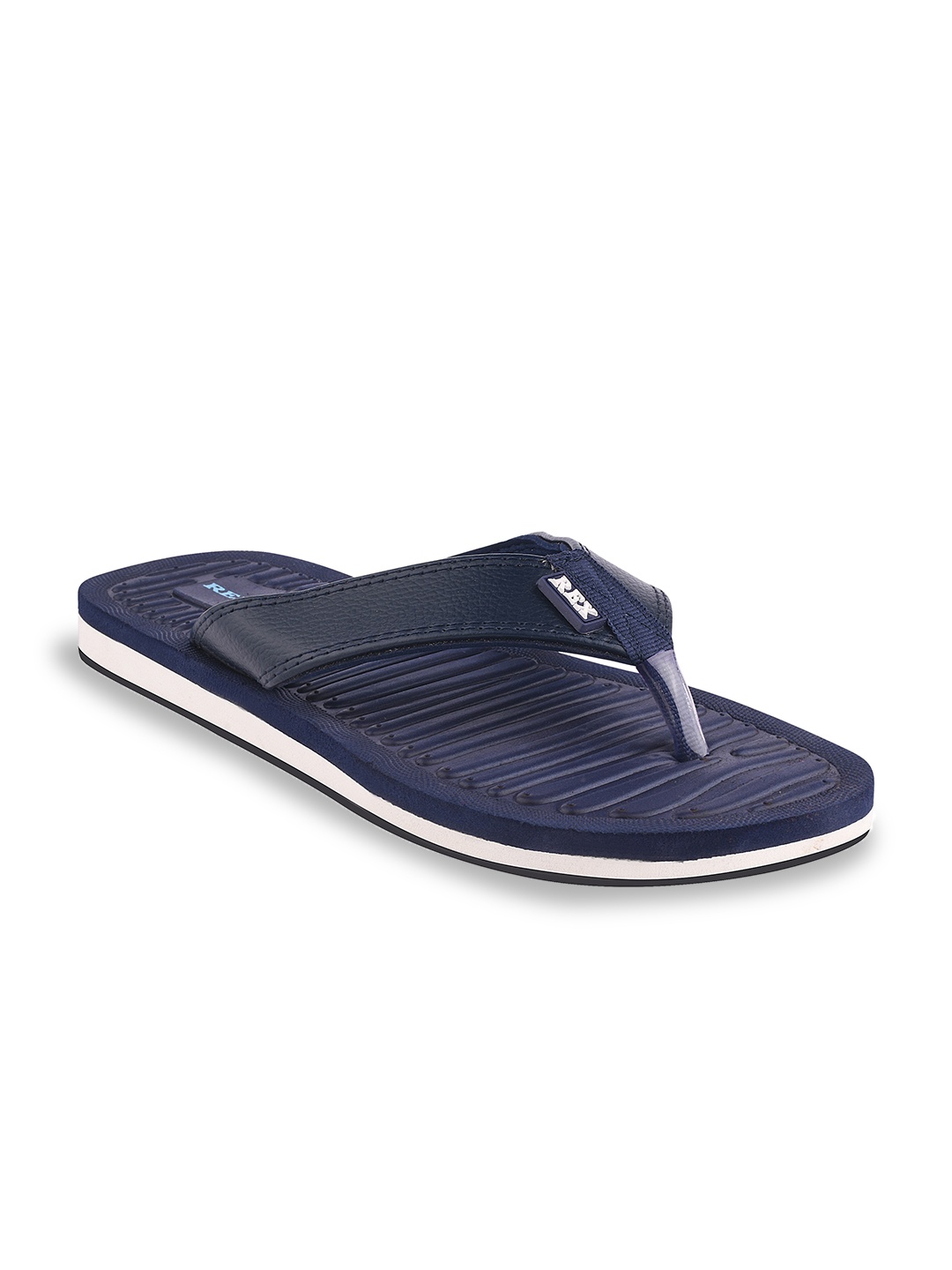 

Rex Shoes Men Thong Flip-Flops, Navy blue