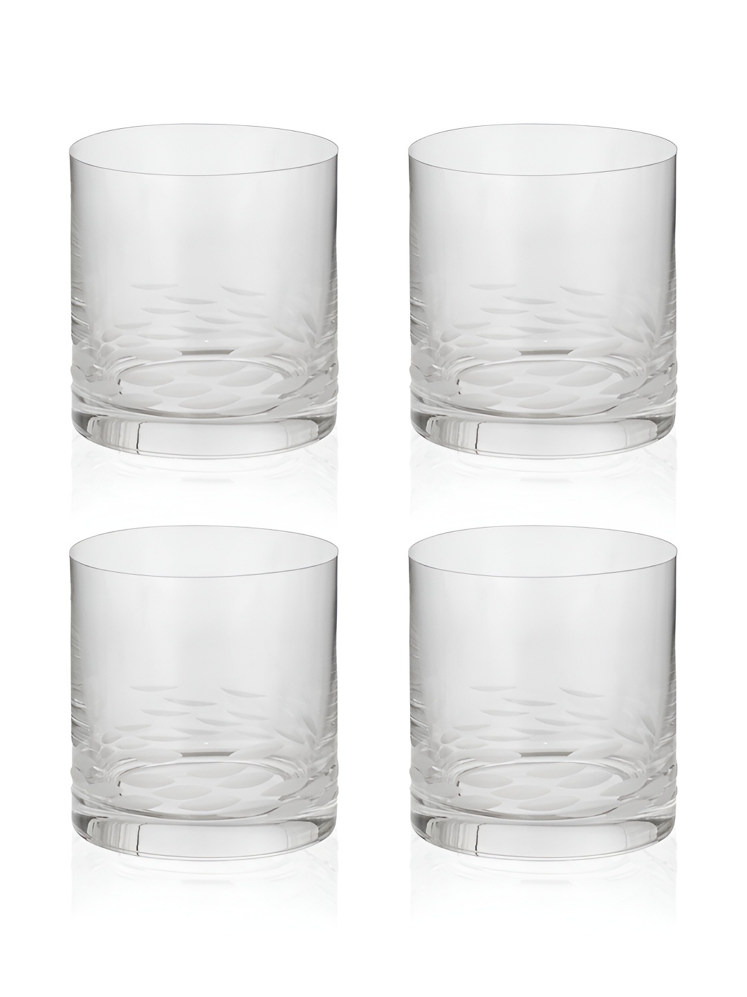 

Troveas Transparent 6 Pieces Dishwasher Safe Whiskey Glasses 270 ml