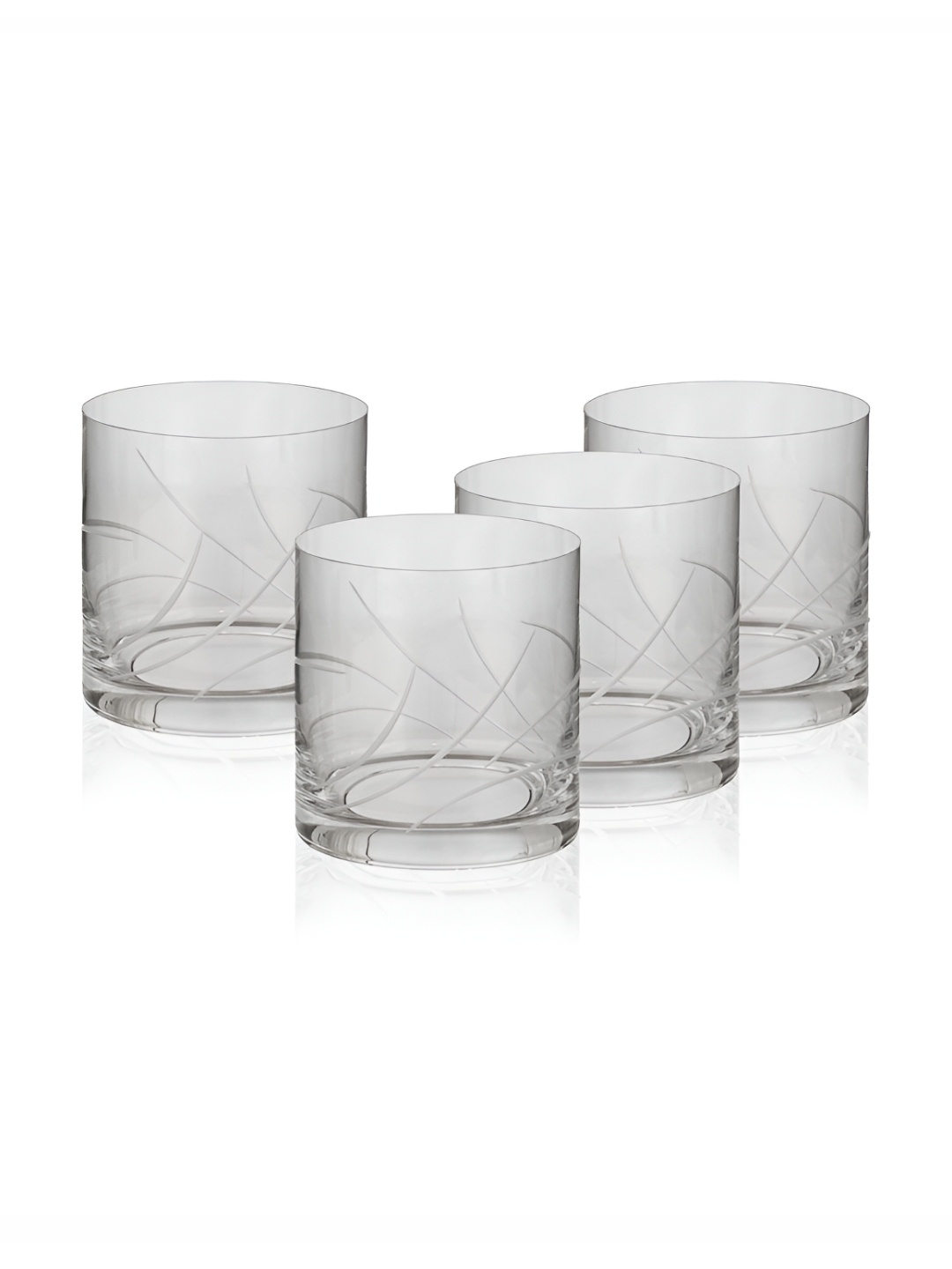 

Troveas Transparent 6 Pieces Dishwasher Safe Whiskey Glasses 285 ml