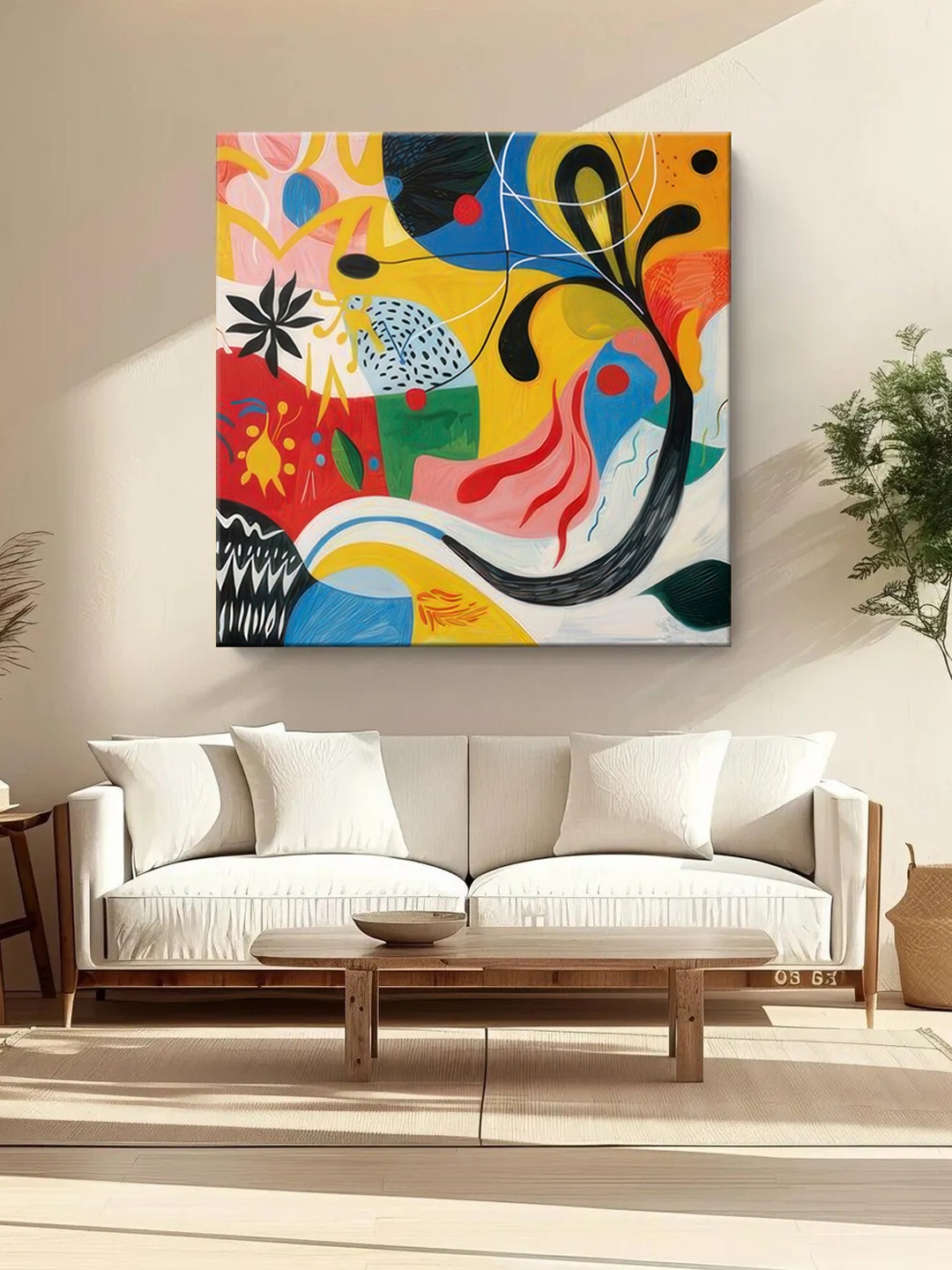 

999Store Red & Blue Canvas Wall Art