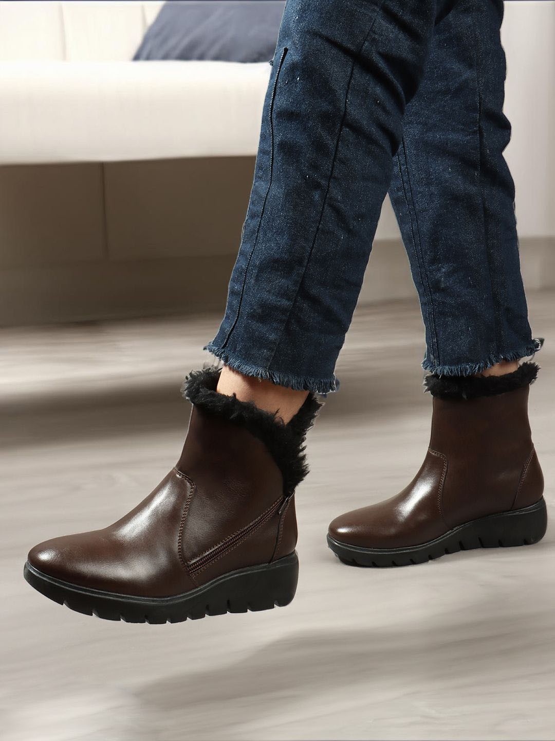 

ELLE Women Winter Boots, Brown