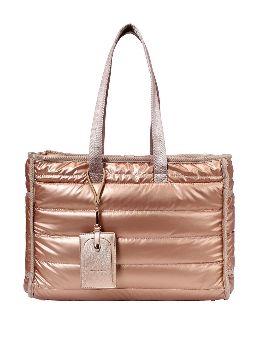 

Lino Perros Structured Quilted Shoulder Bag, Gold