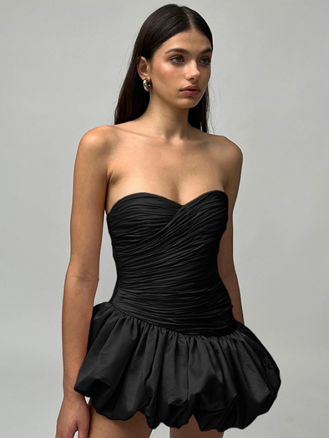 

KPOP Women Bodycon Party Dress, Black