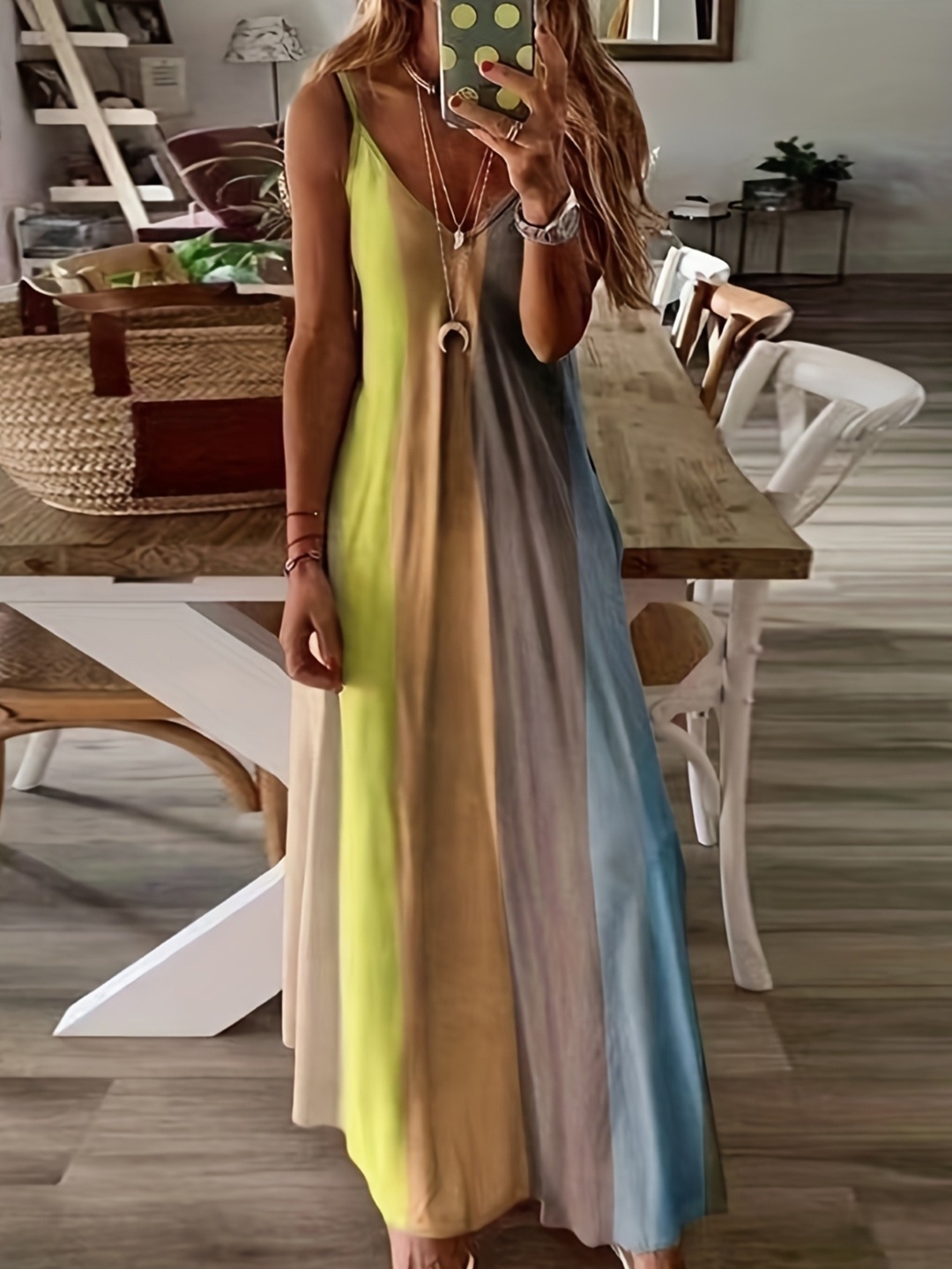 

KPOP Colourblocked Sheath Maxi Dress, Yellow