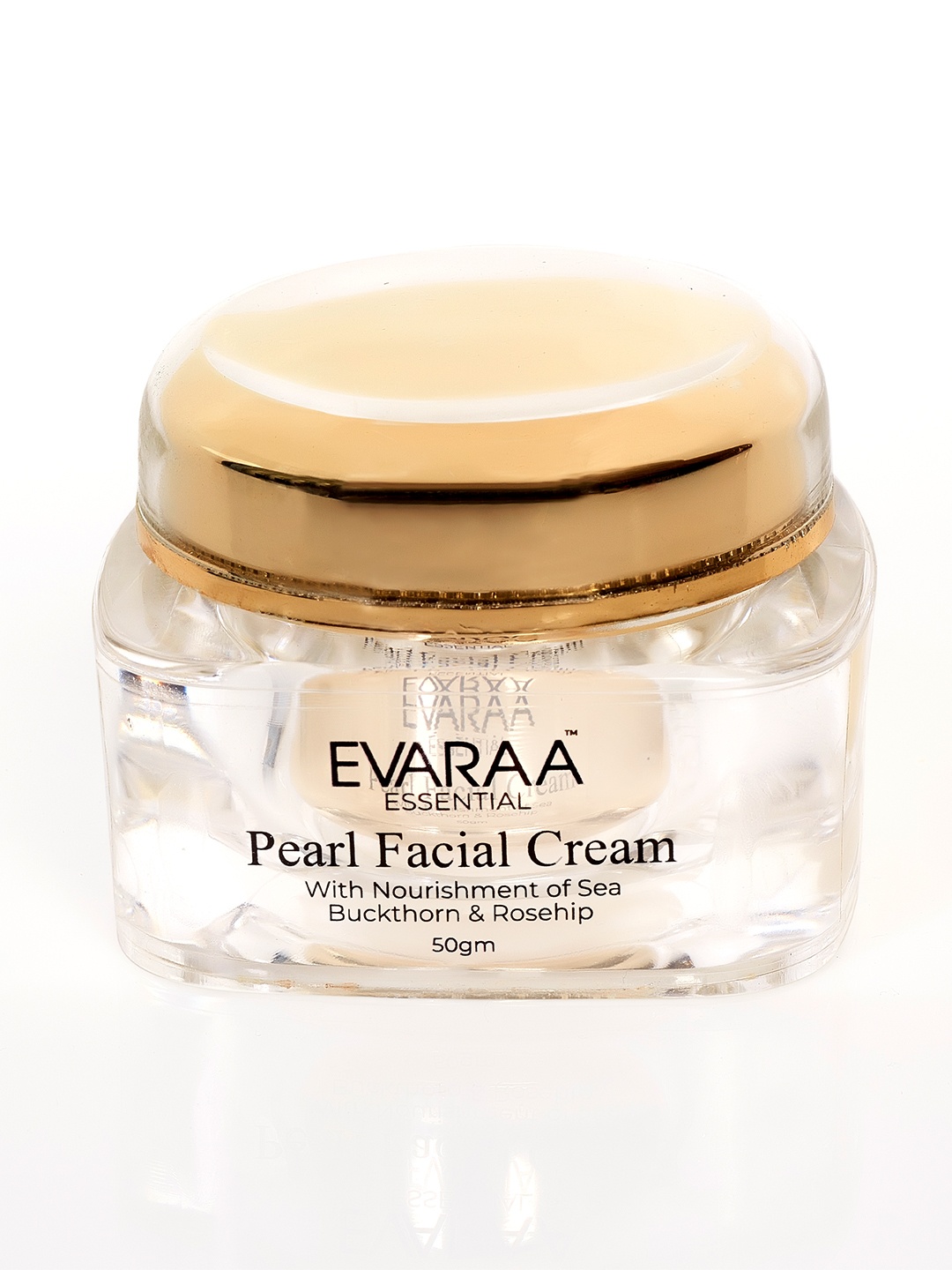 

EVARAA ESSENTIAL Pearl Facial Cream With Seabuckthorn & Rosehip-50g, White