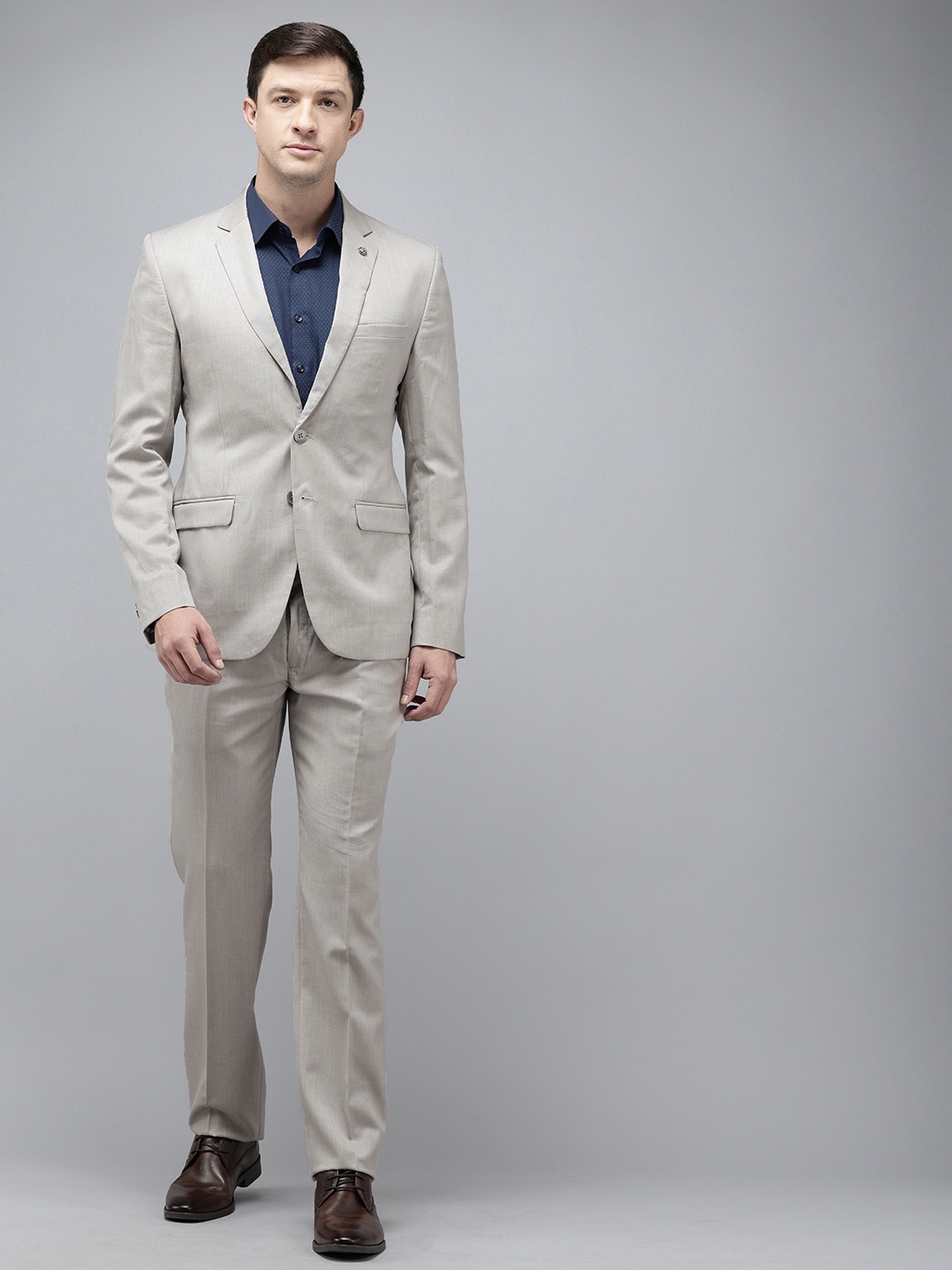

Park Avenue Super Slim Fit 2 Piece Party Suit, Grey