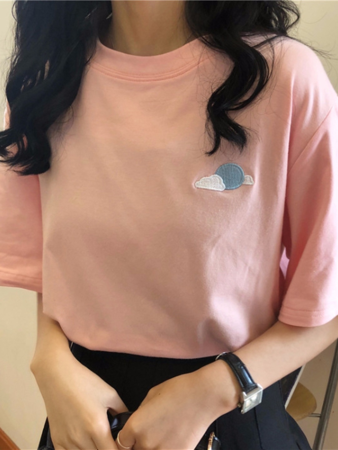 

KPOP Print Top, Pink