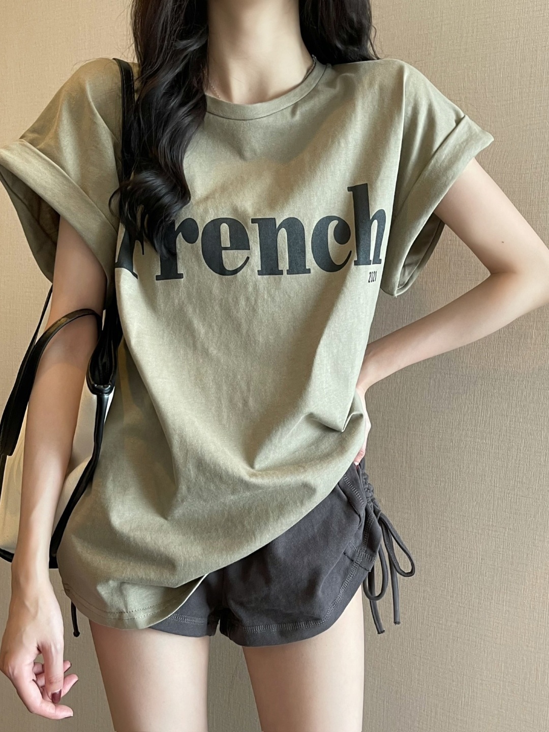 

KPOP Women Printed Top, Green