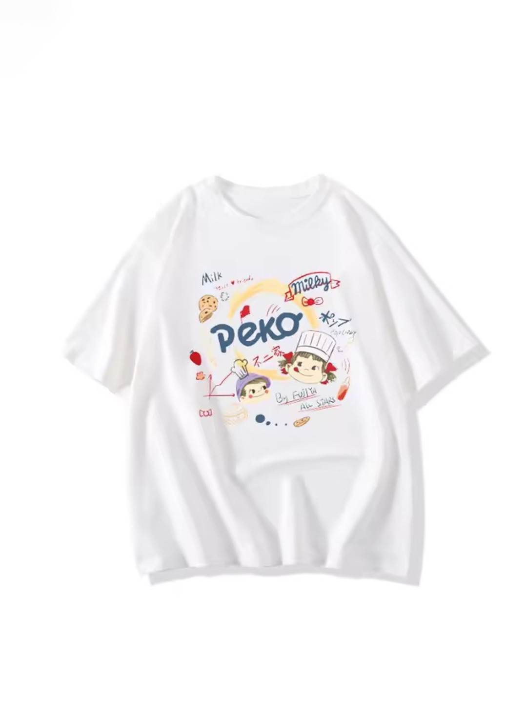 

KPOP Print Top, White