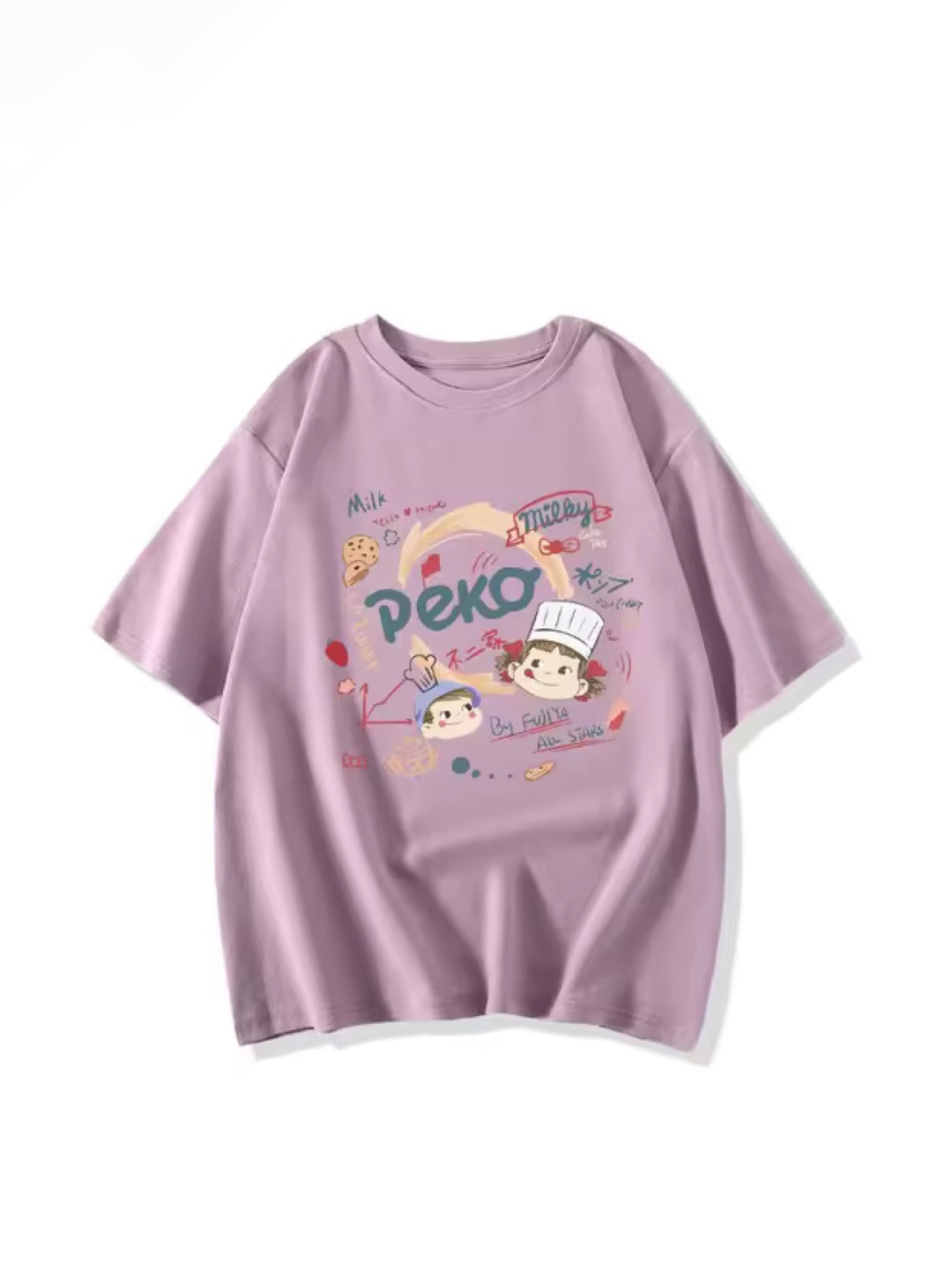 

KPOP Women Graphic Printed T-shirt, Purple